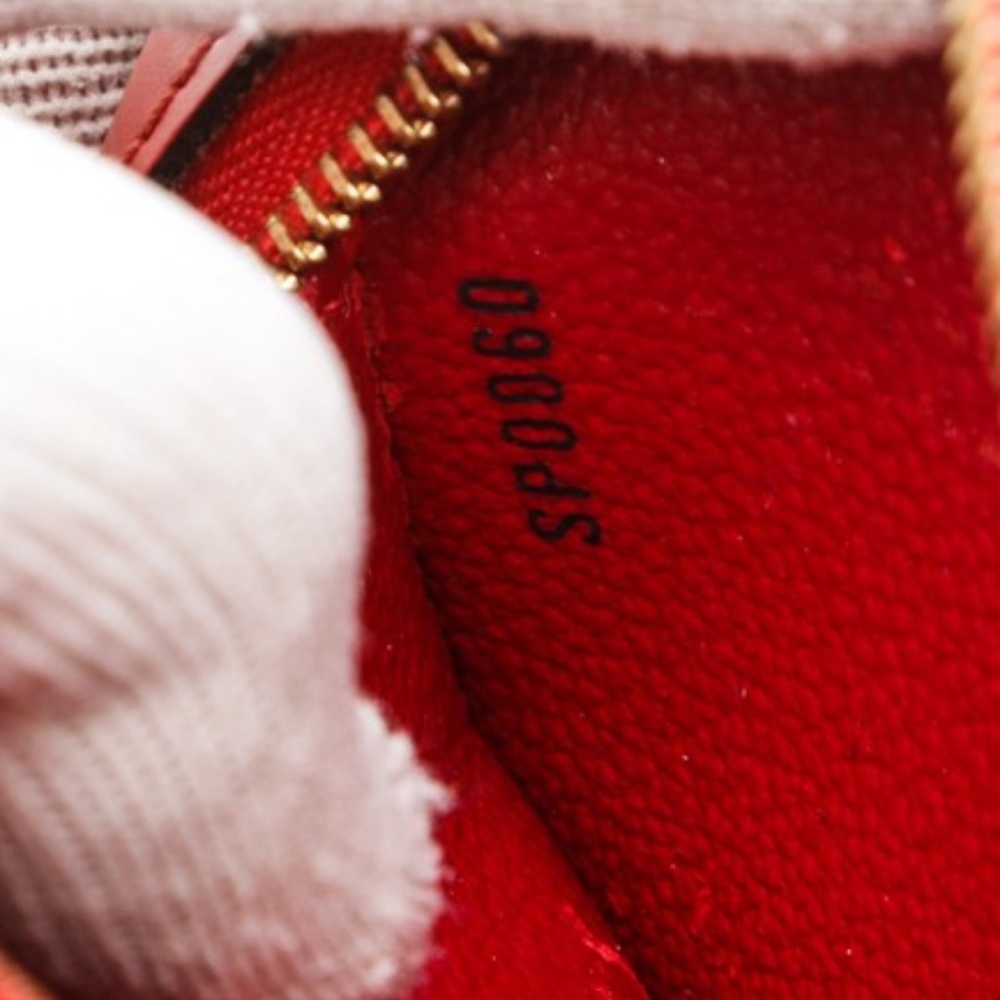 Louis Vuitton Red Dauphine Epi Leather Pm Cosmetic - Picture 7 of 8